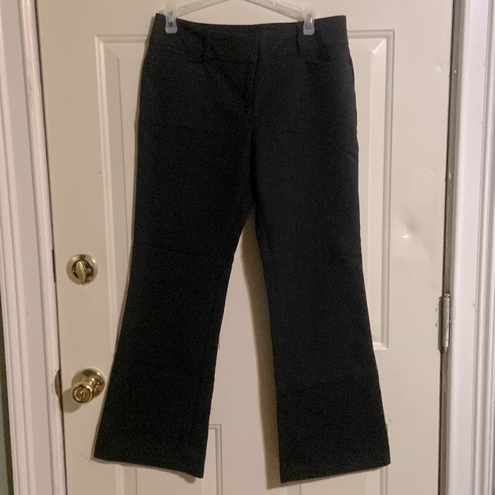 New York and Co Black Wide Leg Trouser Pant Women Size 6 Petite